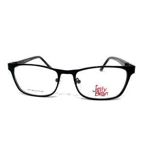 JELLY BEAN JB167 SHINY BLACK EYEGLASSES SUNGLASSES FRAME 47-16-135